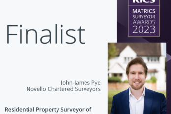 Feature image of post Jack Pye MRICS, nominated for RICS Matrics Surveyor of the Year Award