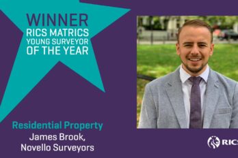 Feature image of post Managing Director James Brook Wins Rics Matrics Young Surveyor of the Year